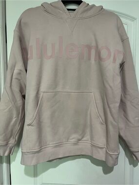 lululemon athletica Dusty Pink Logo Hoodie